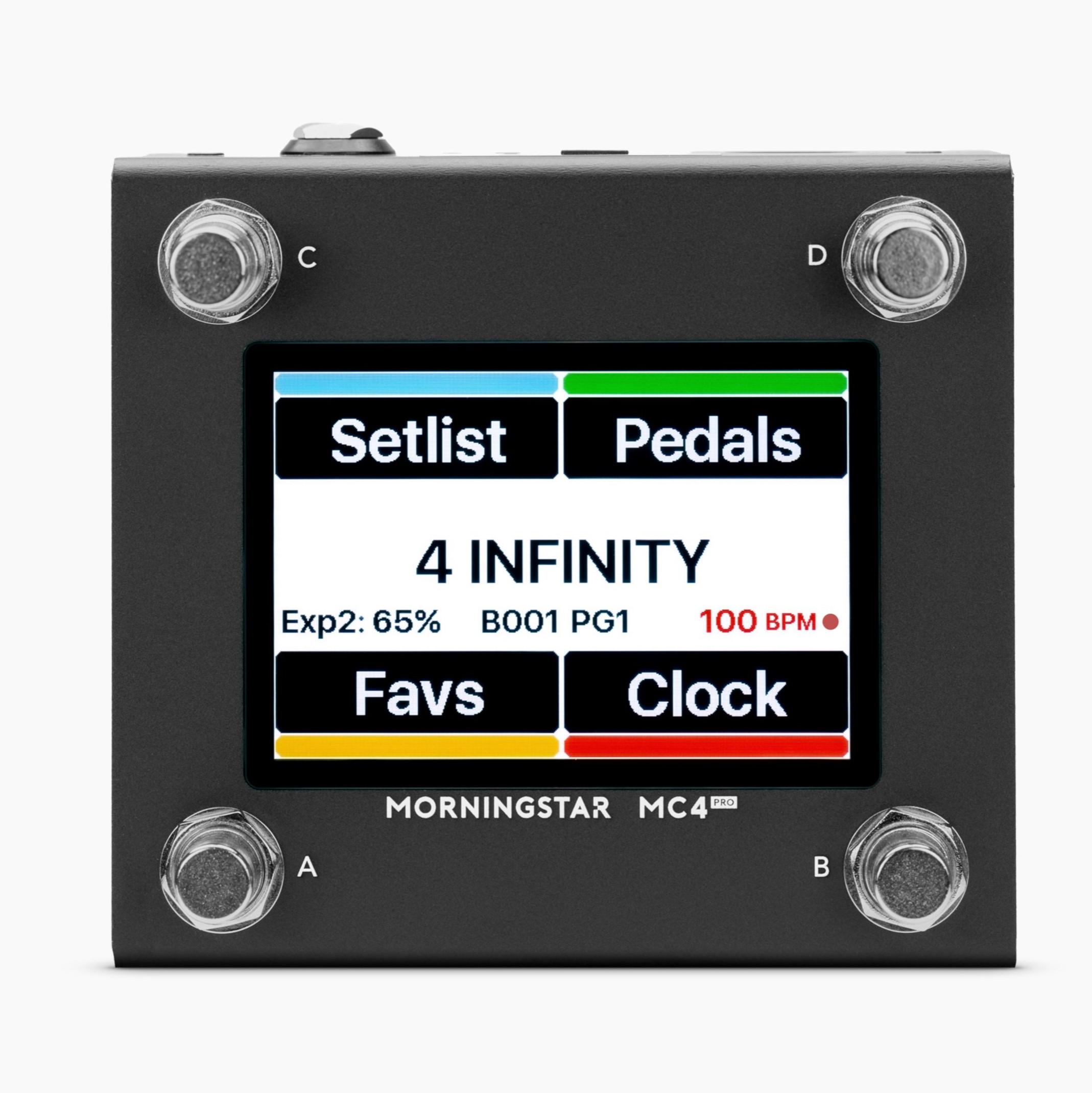 ギター MORNINGSTAR MC4 PRO Morningstar MC4 PRO MIDI Controller - Andertons Music Co.